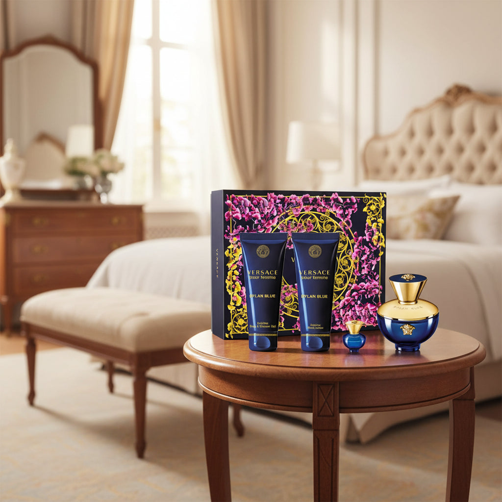 Dames geschenk-set Versace Pour Femme Dylan Blue EDP