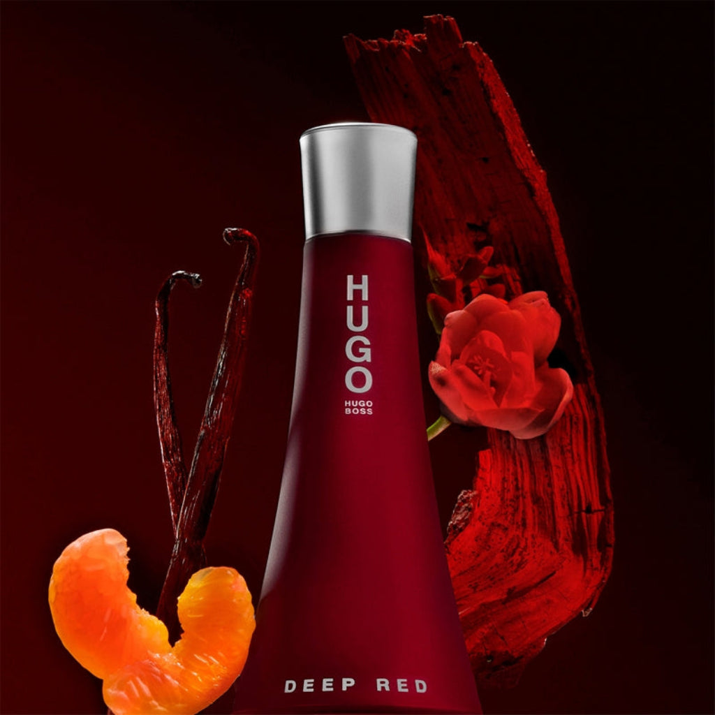 Damesparfum Hugo Boss Deep Red EDP 90 ml