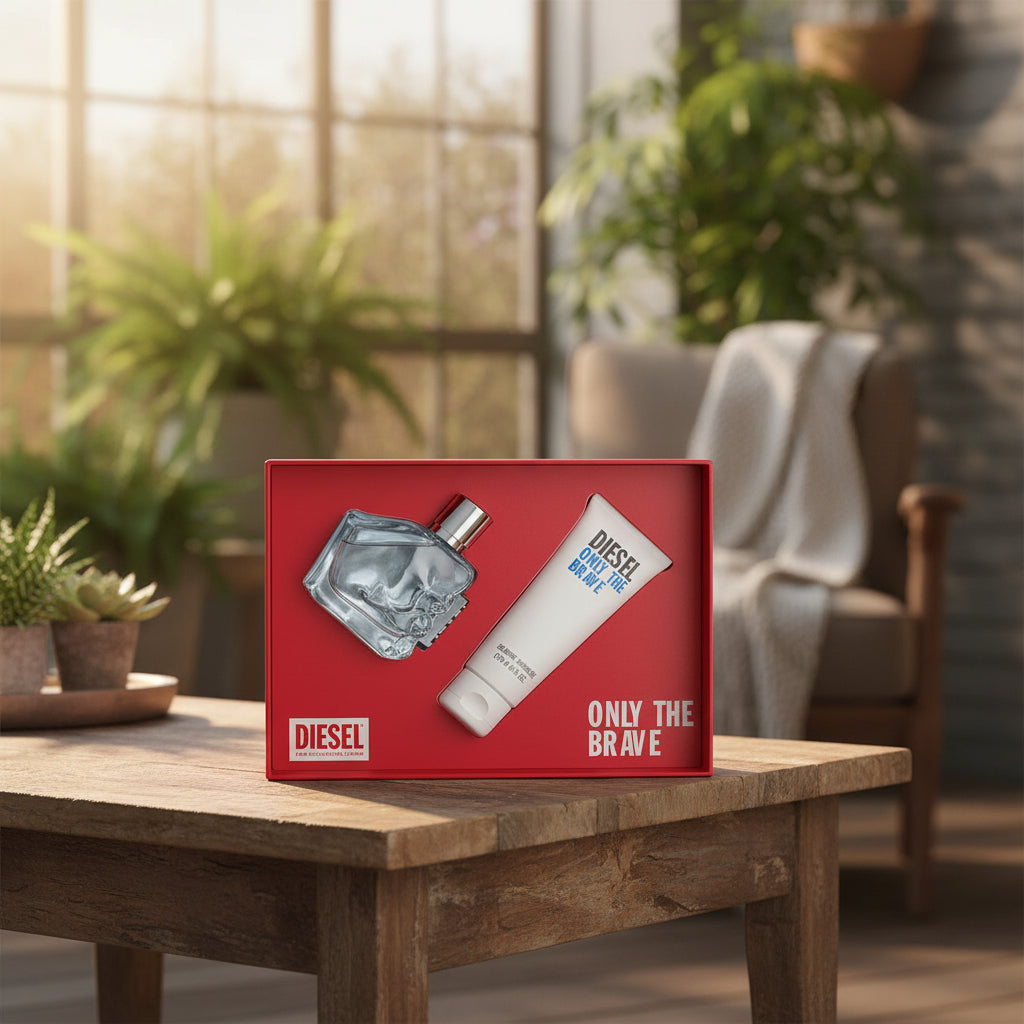 Heren geschenk-set Diesel Only The Brave EDT