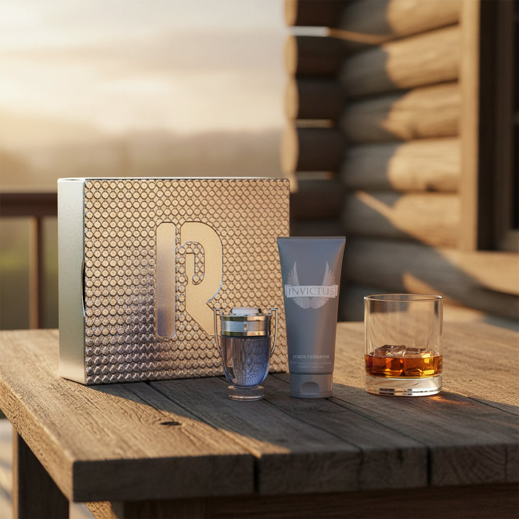 Heren geschenk-set Paco Rabanne Invictus EDT 5