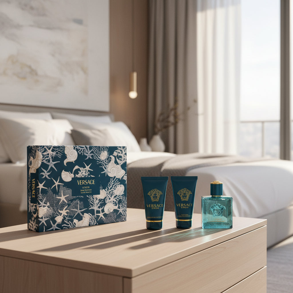 Heren geschenk-set Versace Eros EDT