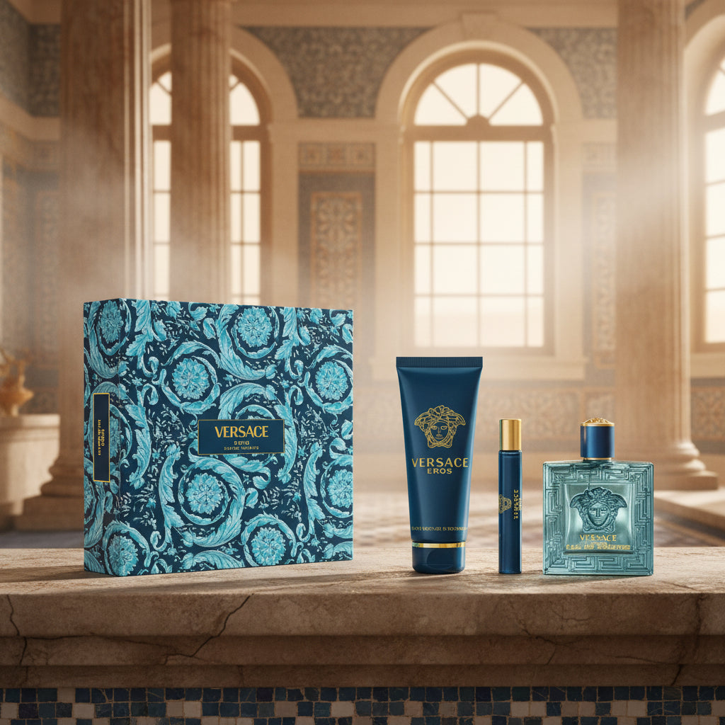 Heren geschenk-set Versace Eros EDT
