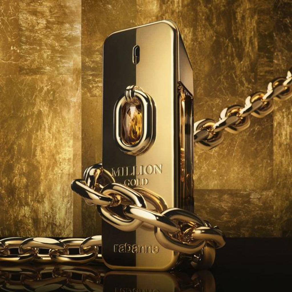 Herenparfum Paco Rabanne Million Gold Elixir Parfum Intense 100 ml