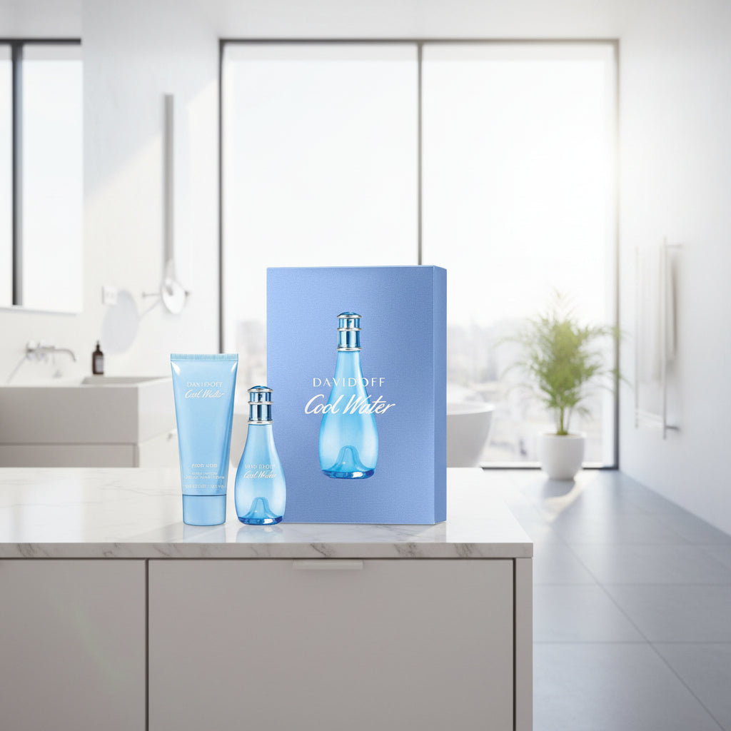 Dames geschenk-set Davidoff Cool Water Woman EDT