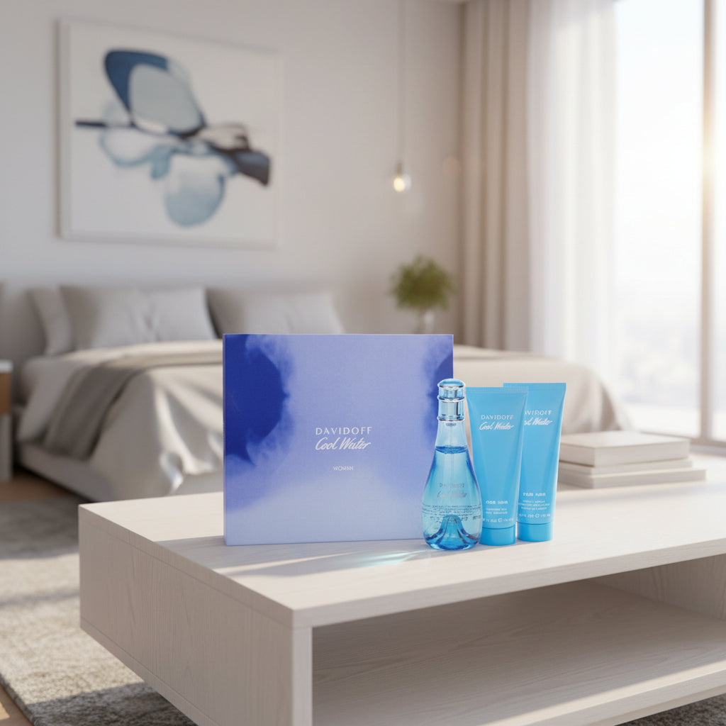 Dames geschenk-set Davidoff Cool Water Woman EDT