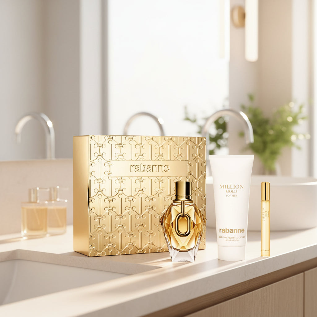 Dames geschenk-set Paco Rabanne Million Gold for Her EDP