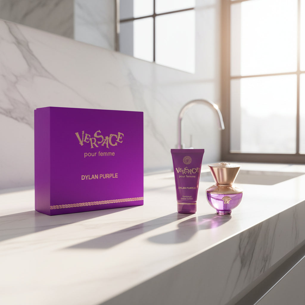 Dames geschenk-set Versace Pour Femme Dylan Purple EDP