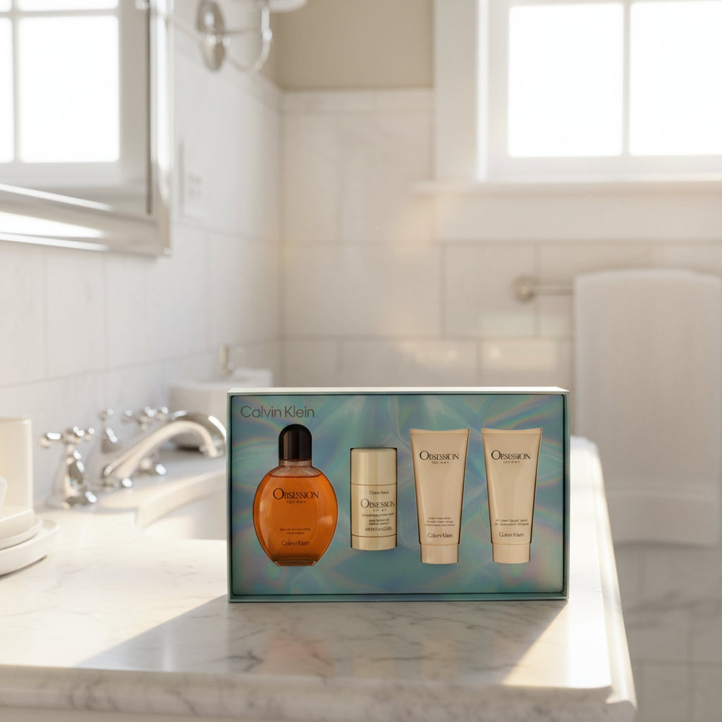 Heren geschenk-set Calvin Klein Obsession For Men EDT