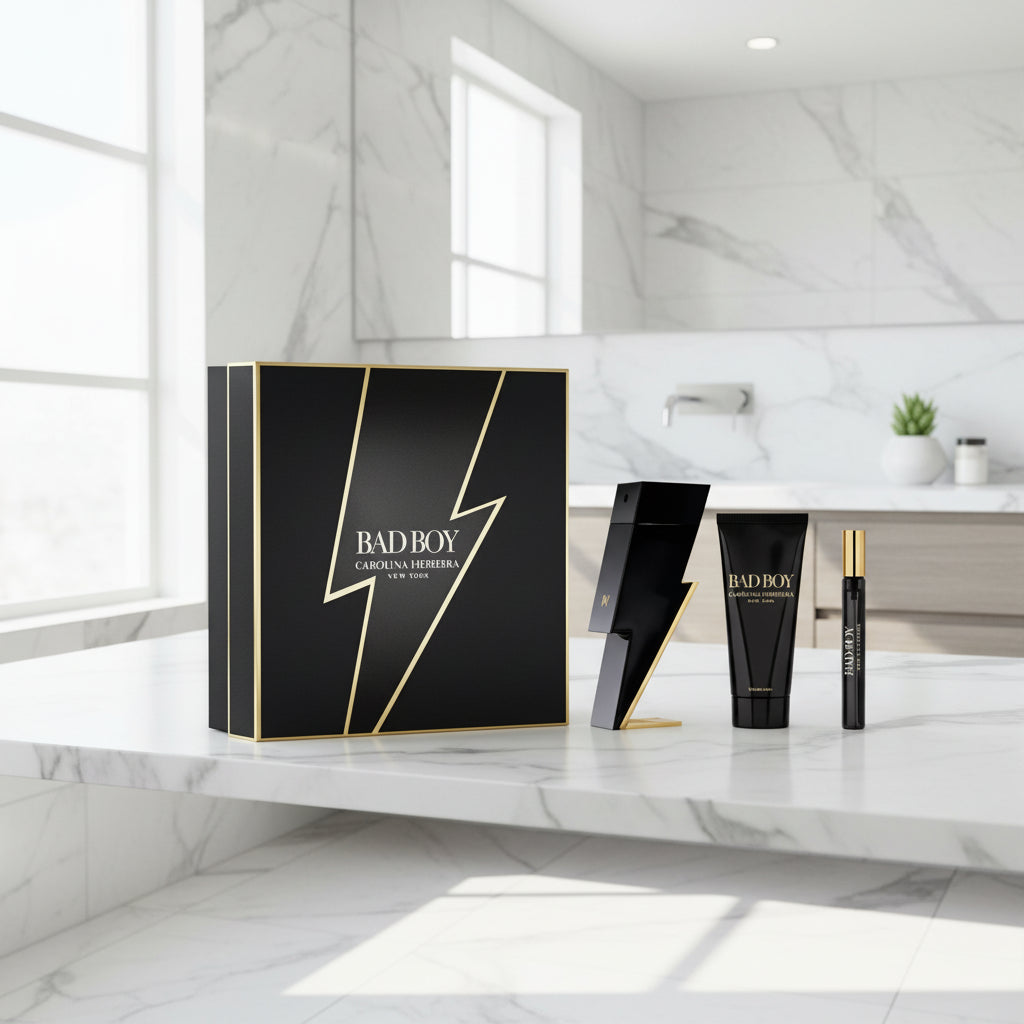 Heren geschenk-set Carolina Herrera Bad Boy EDT