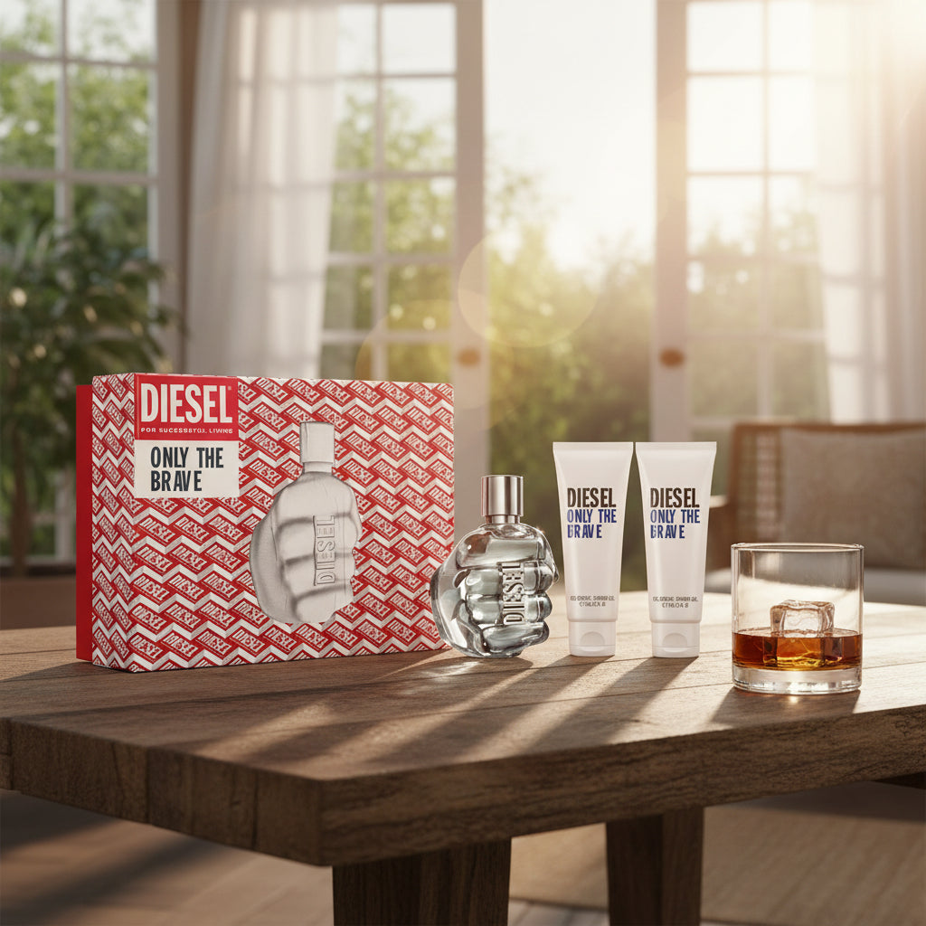Heren geschenk-set Diesel Only The Brave EDT