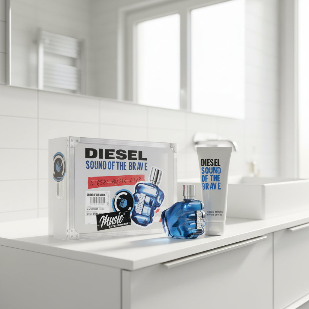 Heren geschenk-set Diesel Sound of The Brave EDT