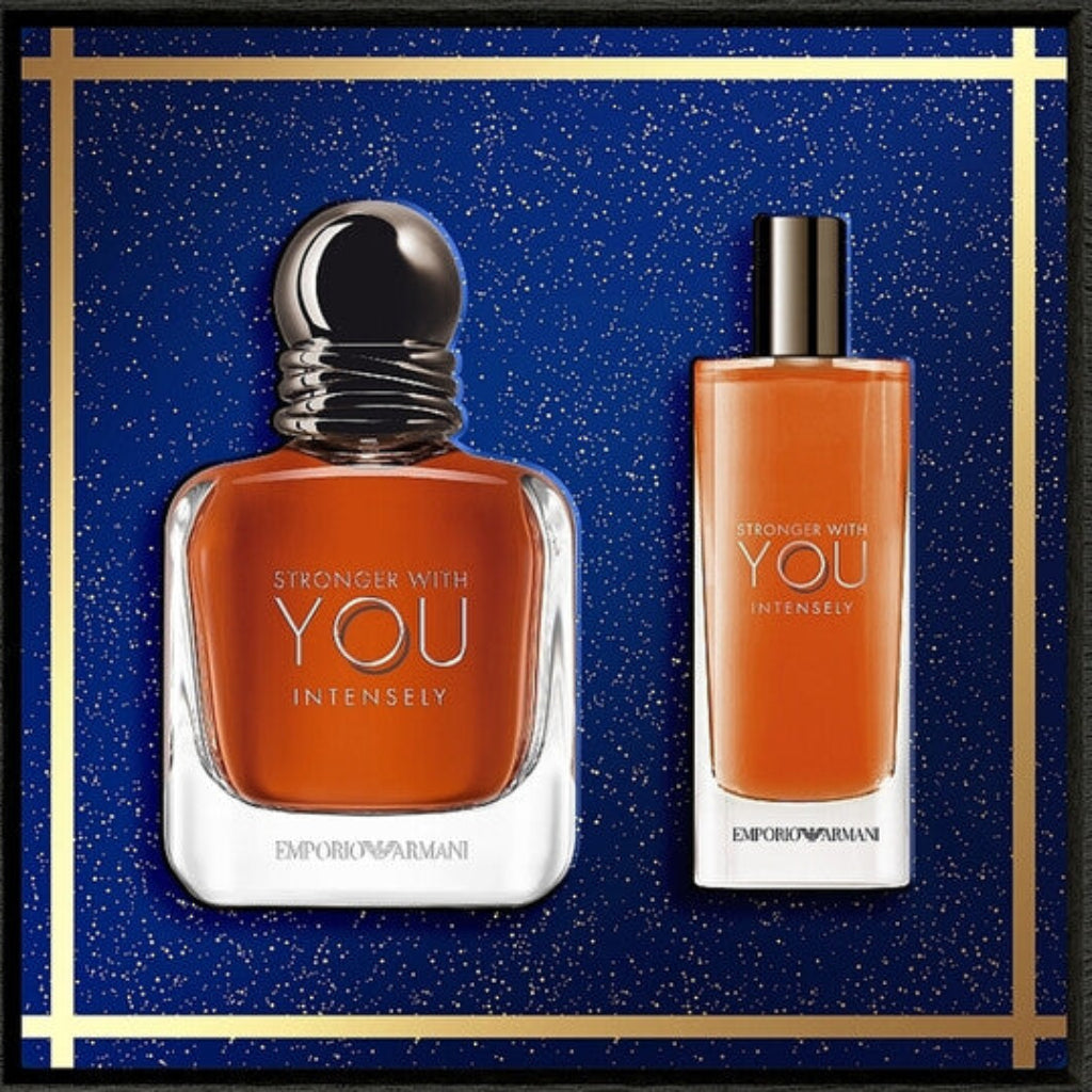Heren geschenk-set Giorgio Armani Emporio Armani Stronger With You Intensely EDP
