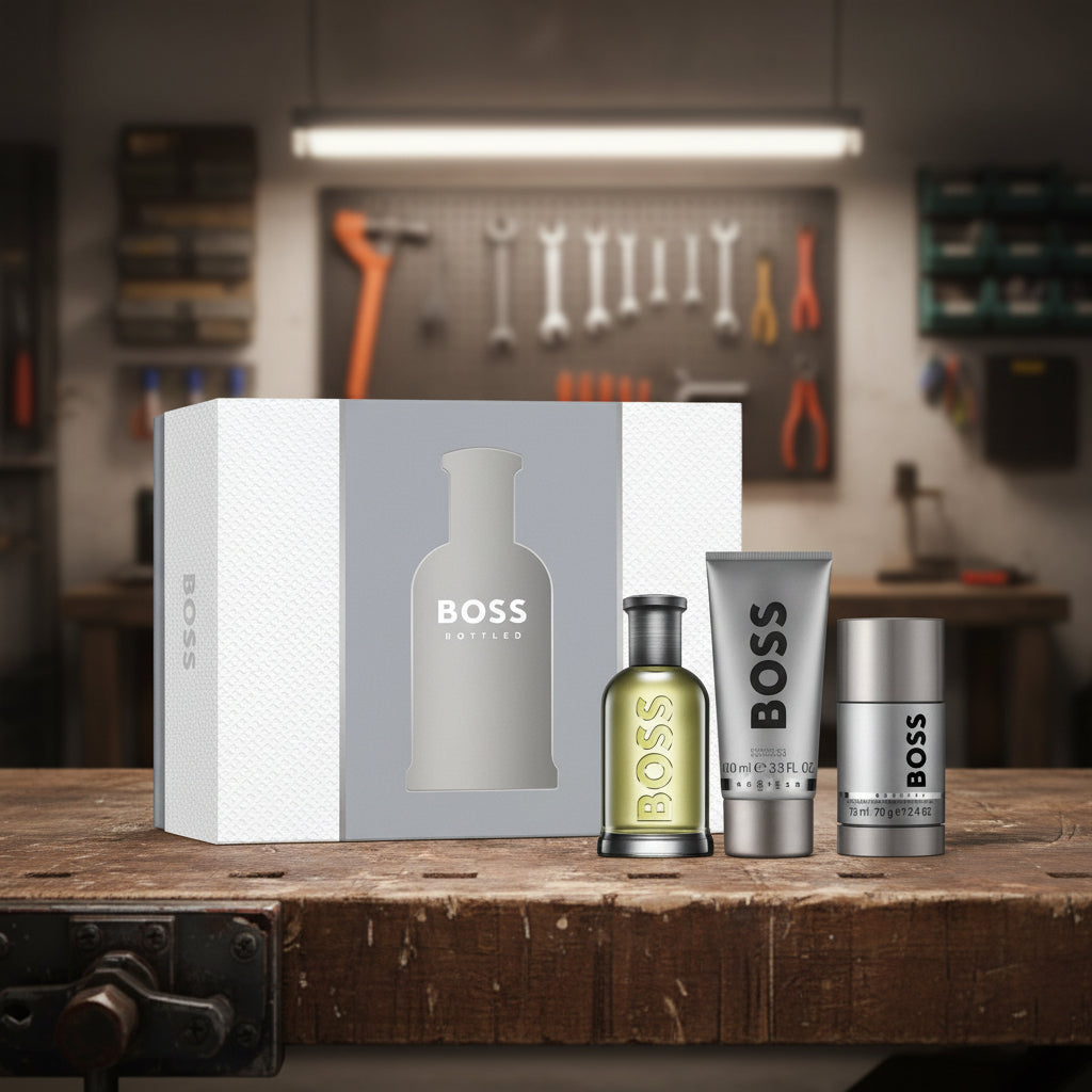 Heren geschenk-set Hugo Boss Boss Bottled EDT