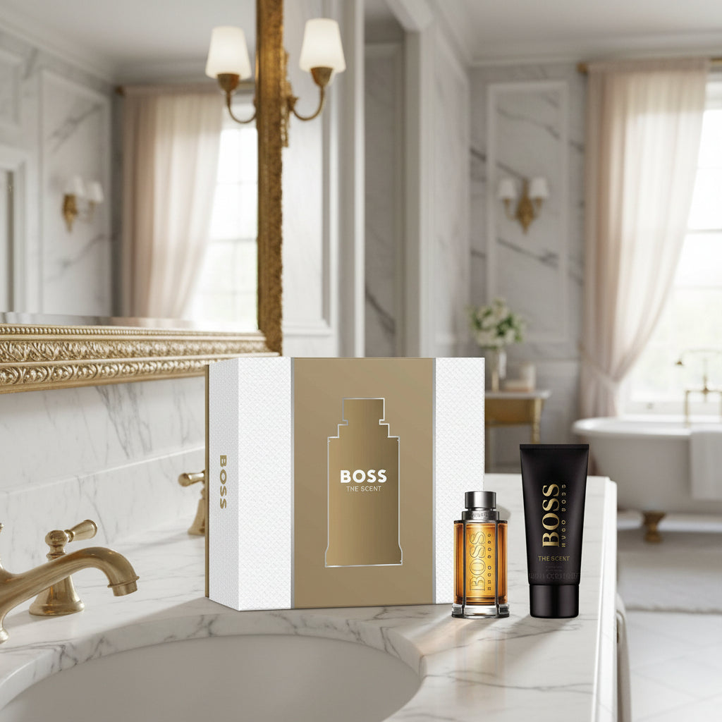 Heren geschenk-set Hugo Boss Boss The Scent EDT
