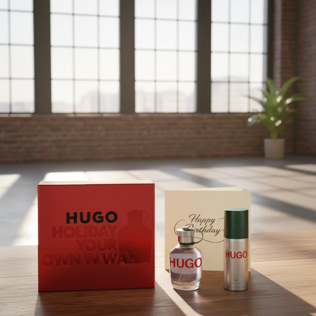 Heren geschenk-set Hugo Boss Hugo Man EDT 3