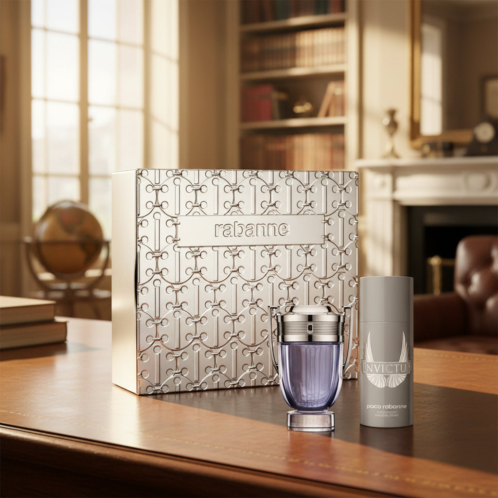 Heren geschenk-set Paco Rabanne Invictus EDT