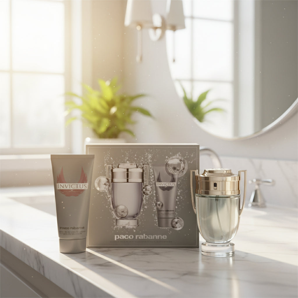 Heren geschenk-set Paco Rabanne Invictus EDT