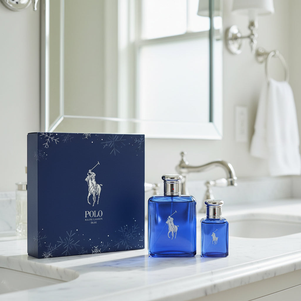 Heren geschenk-set Ralph Lauren Polo Blue EDT