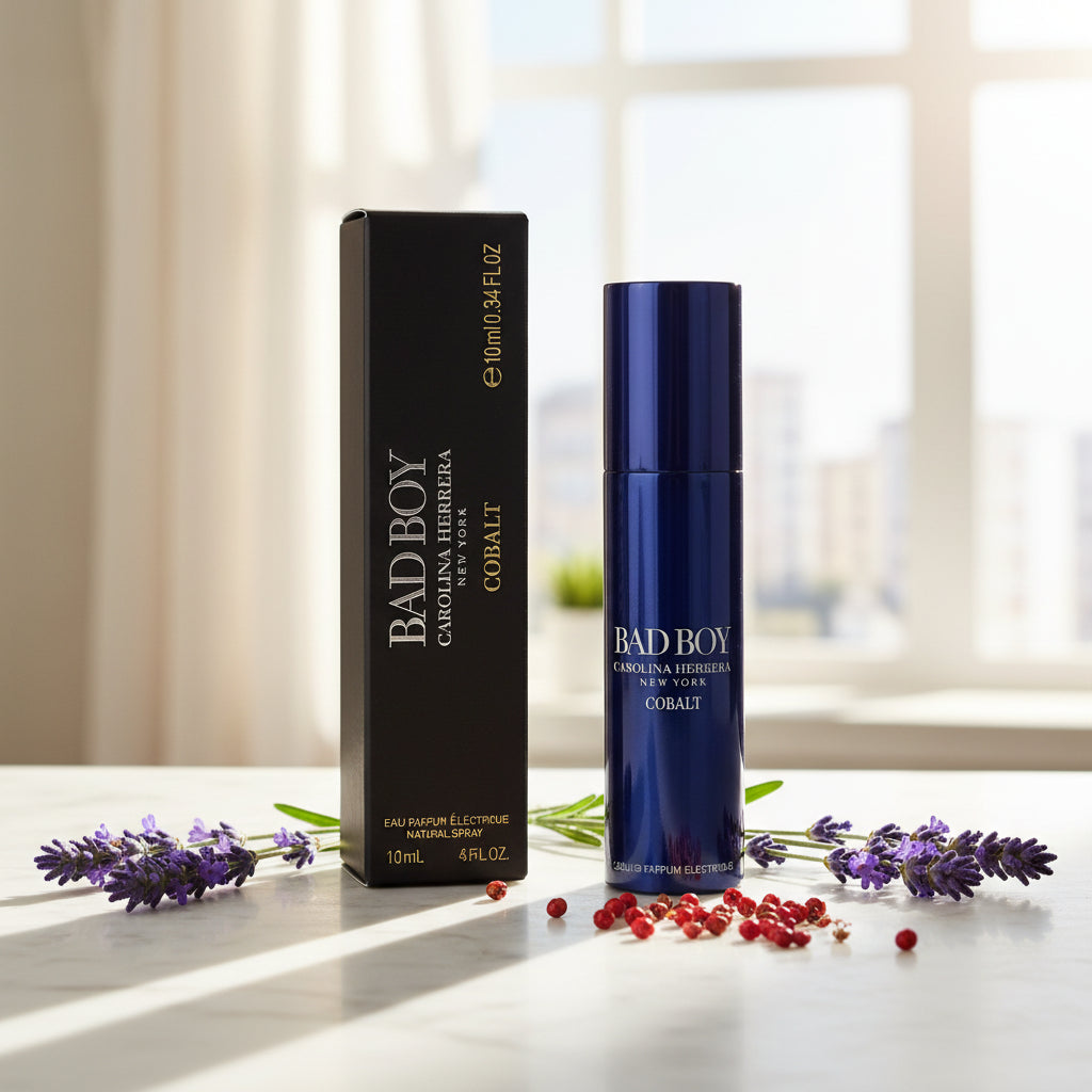 Herenparfum Carolina Herrera Bad Boy Cobalt Electrique EDP 10 ml